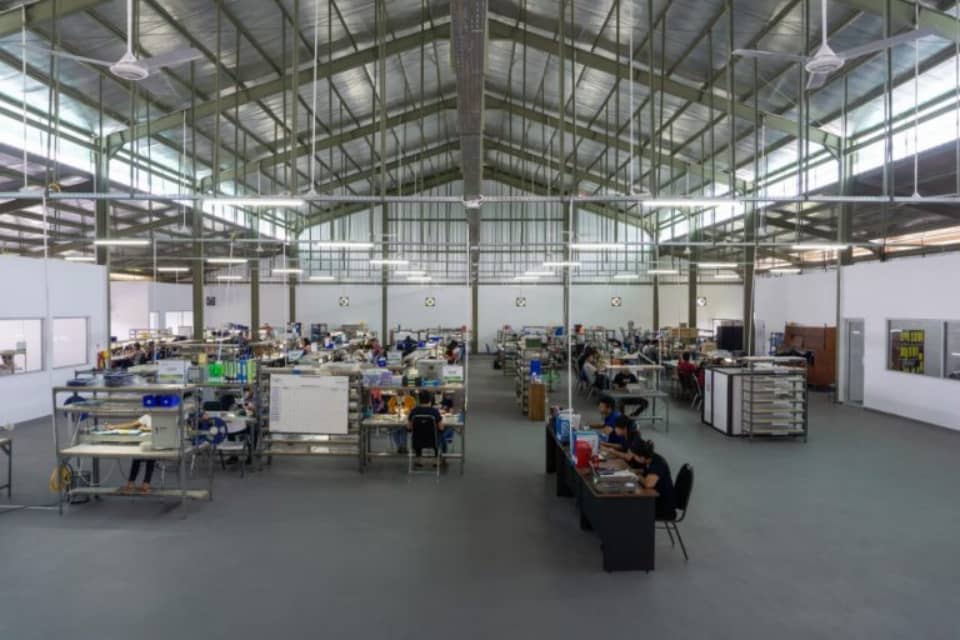 Manufacturing plant in Asia